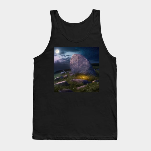 Rune Stones Series Tank Top by VISIONARTIST